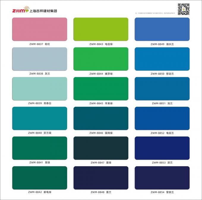 Ελαφρύ βάρος Πίνακα σύνθετου αλουμινίου λαμπερού χρώματος ACP για χρήση σε κτίρια και εσωτερικά 5