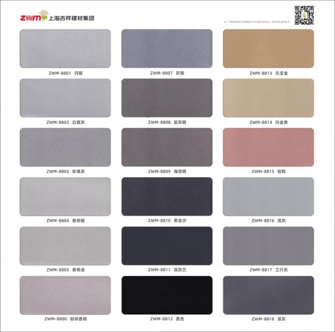 Ελαφρύ βάρος Πίνακα σύνθετου αλουμινίου λαμπερού χρώματος ACP για χρήση σε κτίρια και εσωτερικά 6