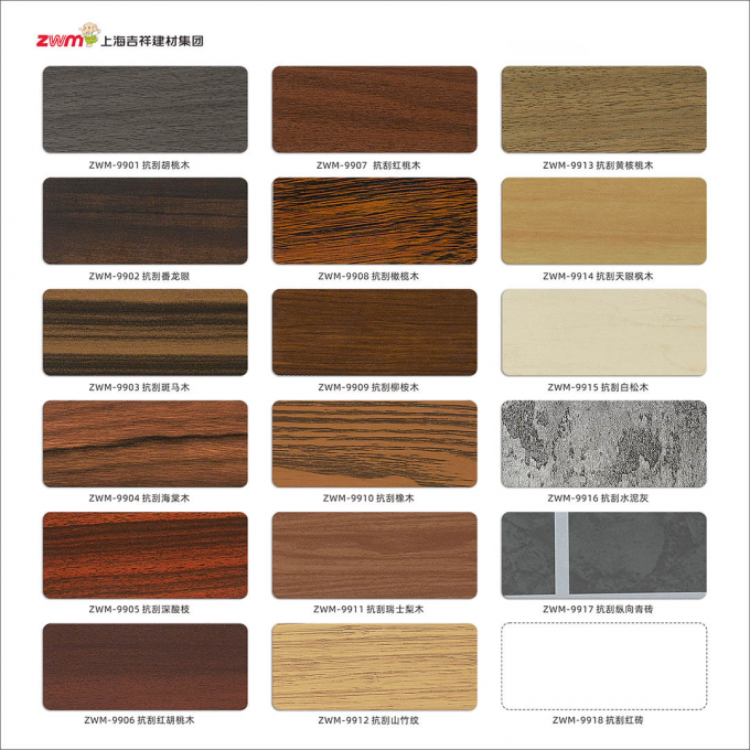 Ελαφρύ βάρος Πίνακα σύνθετου αλουμινίου λαμπερού χρώματος ACP για χρήση σε κτίρια και εσωτερικά 9