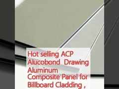 Καυτό πώληση ACP Alucobond Drawing Aluminium Composite Panel για πλακέτες, τοίχους κουρτίνας, οροφές και εσωτερική διακόσμηση, εσωτερικό καταφύγιο