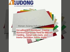 Καυτό πώληση ACP Alucobond Drawing Aluminium Composite Panel για πλακέτες, τοίχους κουρτίνας, οροφές και εσωτερική διακόσμηση, εσωτερικό καταφύγιο