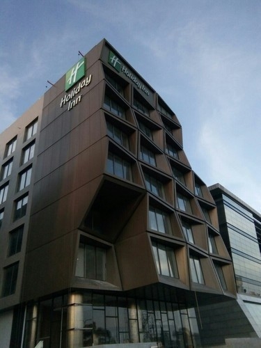 Διαφήμιση Φασία 1250mm 1500mm PVDF ACP Alucobond Drawing Aluminium Composite Panel για τοίχους κουρτίνας