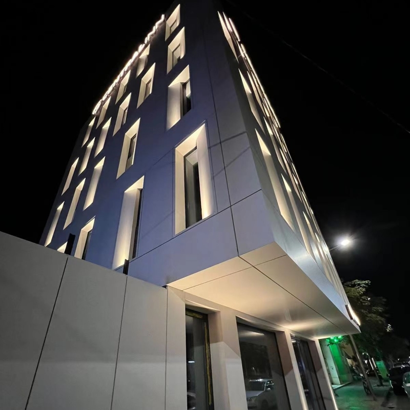 Προσαρμοσμένο μέγεθος ACP Alucobond Drawing Aluminium Composite Panel για τοίχους κουρτίνας