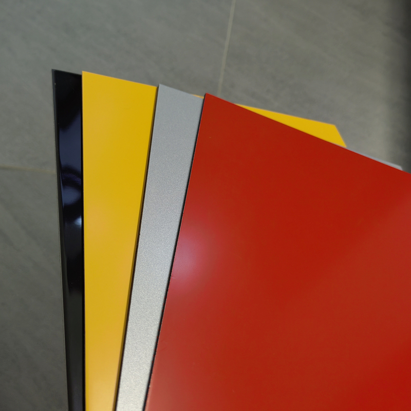 1500*5000*4mm PVDF Aluminium Composite Panel Acm για τοίχο κουρτίνας και εξωτερική επένδυση