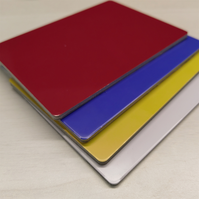 1220*2440*4*0.21mm Πίνακας συνθετικού αλουμινίου PVDF ACP / Acm Για τοίχο και εξωτερική διακόσμηση