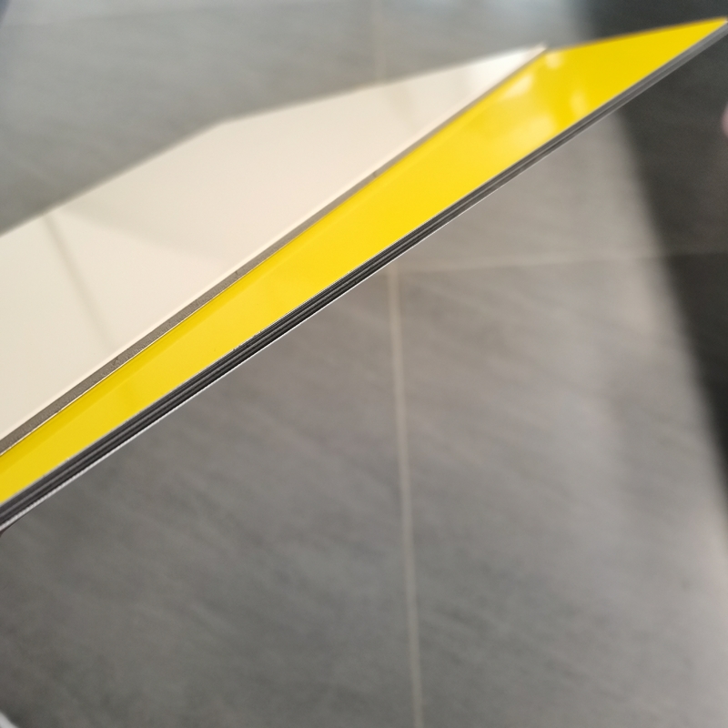 1220*2440*4*0.21mm Πίνακας συνθετικού αλουμινίου PVDF ACP / Acm Για τοίχο και εξωτερική διακόσμηση