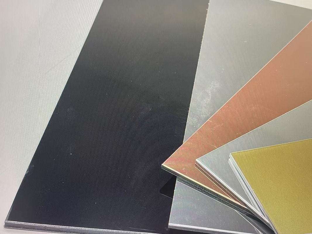 Προστατευτική Nano-PVDF Επιχρίστωση Πίνακα συνθετικού αλουμινίου για αρχιτεκτονικές διακοσμήσεις