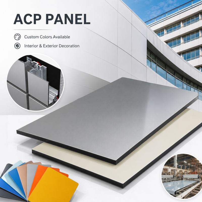 Πίνακας σύνθετου αλουμινίου πυρόσβεσης Alucobond Standard A2 ACM 4mm, ελαφρύ βάρος για τοίχο κουρτίνας
