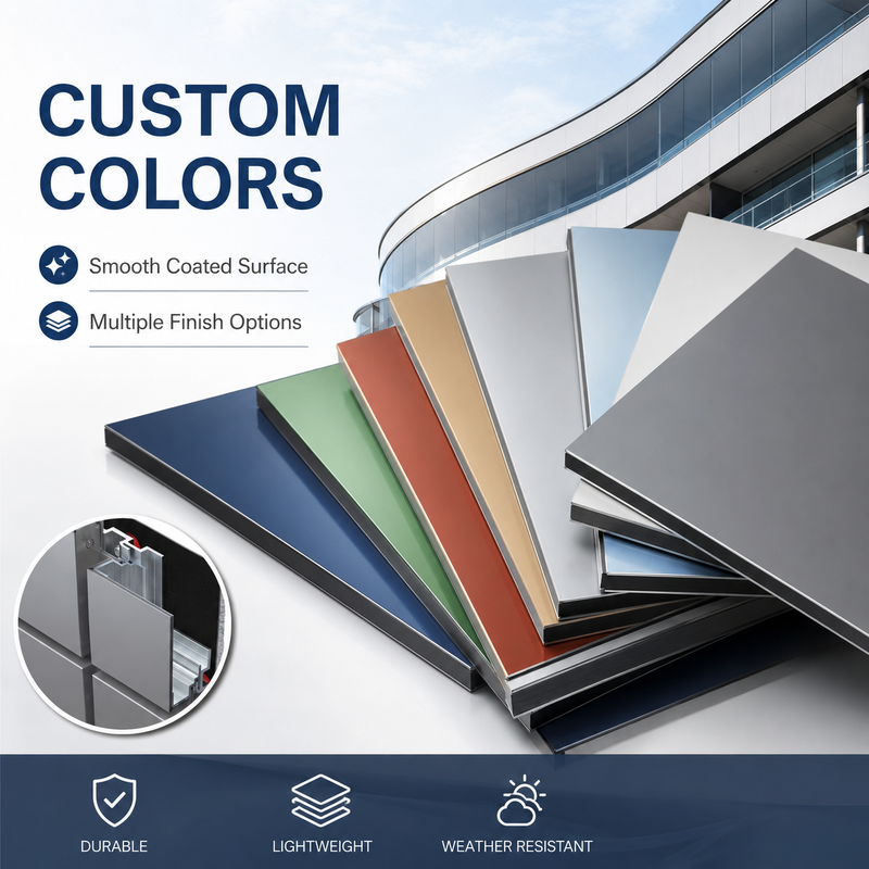 Προσαρμοσμένο μέγεθος ACP Alucobond Drawing Aluminium Composite Panel για τοίχους κουρτίνας