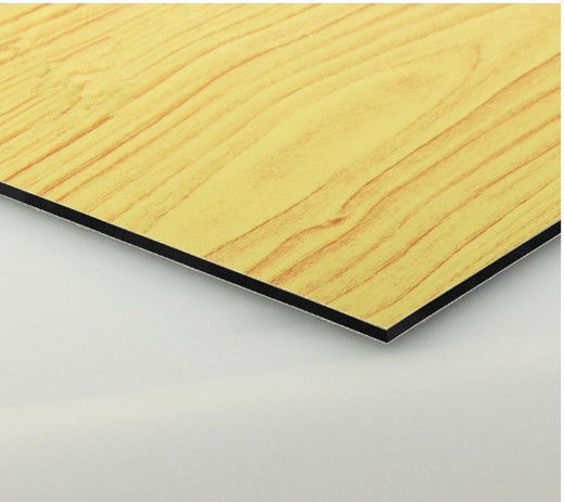 OEM Factory Wood Grain ACP 4mm, Επιχρισμός PVDF, Αντι-Κατσαρίδες επιφάνεια για εξωτερική εσωτερική τοίχο επένδυση best seller