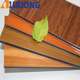 OEM Factory Wood Grain ACP 4mm, Επιχρισμός PVDF, Αντι-Κατσαρίδες επιφάνεια για εξωτερική εσωτερική τοίχο επένδυση best seller