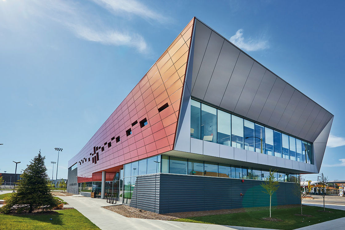Προσαρμοσμένο μέγεθος ACP Alucobond Drawing Aluminium Composite Panel για τοίχους κουρτίνας