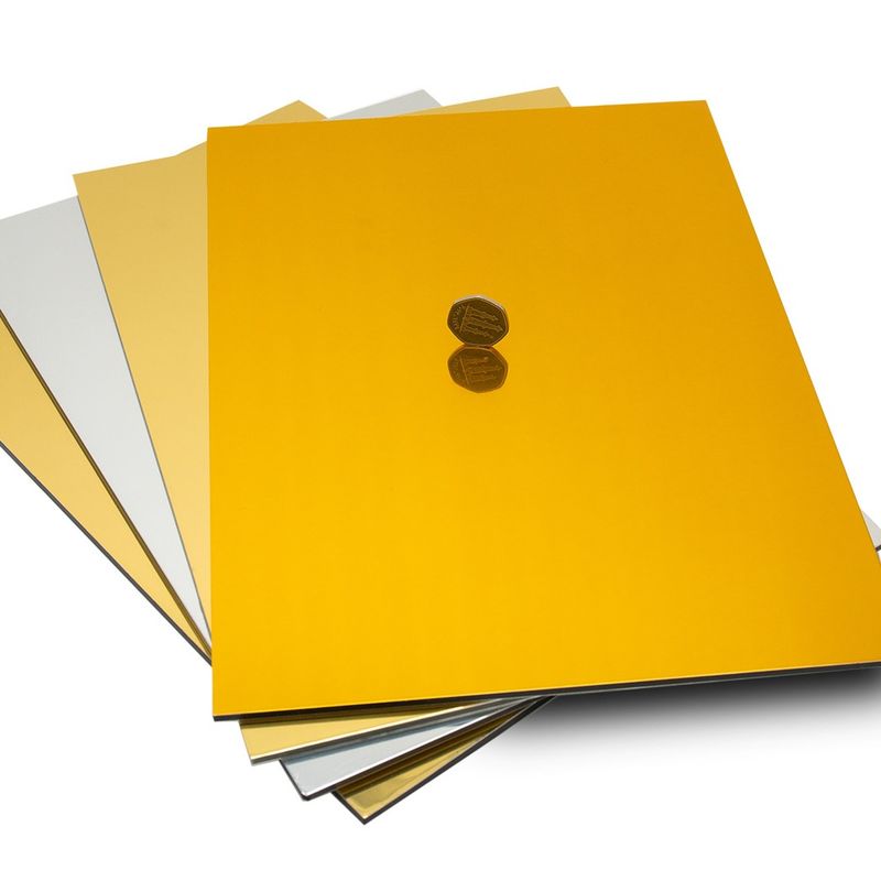 Διαφήμιση Φασία 1250mm 1500mm PVDF ACP Alucobond Drawing Aluminium Composite Panel για τοίχους κουρτίνας