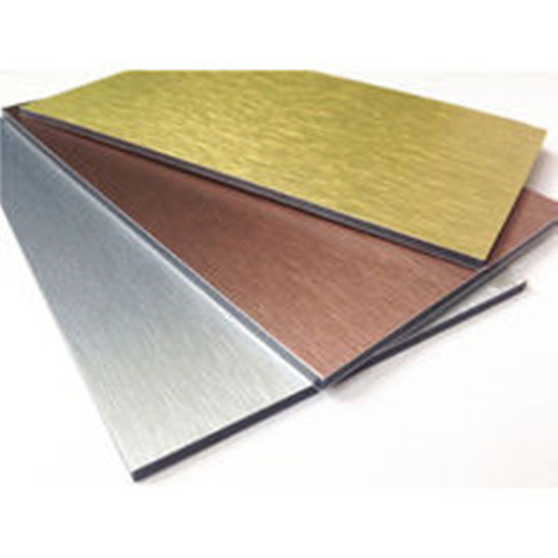 Διαφήμιση Φασία 1250mm 1500mm PVDF ACP Alucobond Drawing Aluminium Composite Panel για τοίχους κουρτίνας