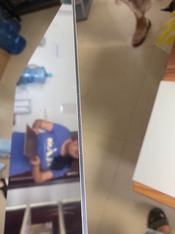 Χρυσή σύνθετη επιτροπή 3mm 4mm ΑΚΕ αλουμινίου καθρεφτών ασημένια έγχρωμη καθρέφτης