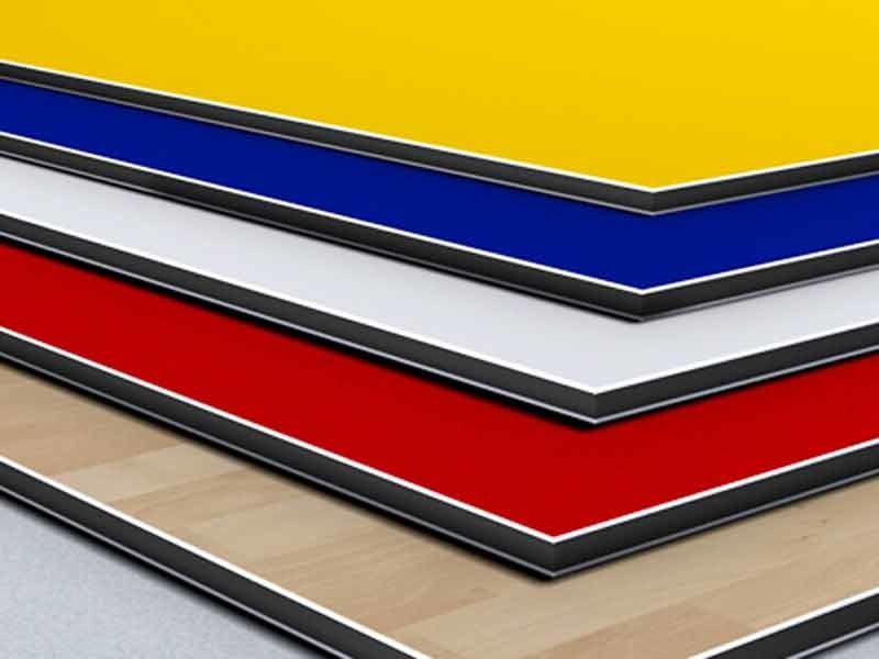 1220mm*2440mm βουρτσισμένο Acm για την εξωτερική επένδυση οικοδόμησης διακοσμήσεων τοίχων