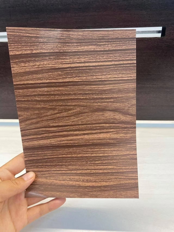 σύνθετη επιτροπή αργιλίου πάχους 0.3mm με το ξύλινο βουρτσισμένο γρανίτης χρώμα της PET καθρεφτών