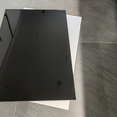 Μαύρη σύνθετη επιτροπή 1250mm αργιλίου PE χρώματος για την εσωτερική διακόσμηση