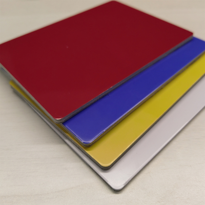 1220*2440*4*0.21mm Πίνακας συνθετικού αλουμινίου PVDF ACP / Acm Για τοίχο και εξωτερική διακόσμηση