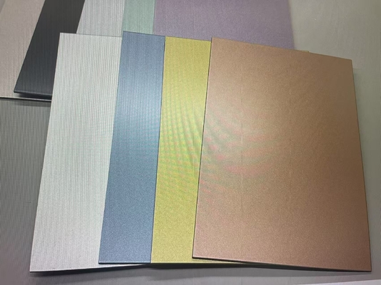 Προστατευτική Nano-PVDF Επιχρίστωση Πίνακα συνθετικού αλουμινίου για αρχιτεκτονικές διακοσμήσεις