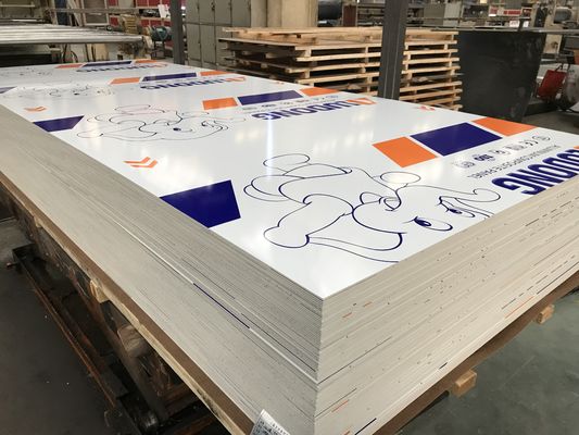 Hot Sale Σύνθετο πάνελ αλουμινίου 4x8 ft PVDF PE επίστρωση πυρίμαχο ελαφρύ, προσαρμοσμένο διαθέσιμο για εσωτερική εξωτερική διακόσμηση