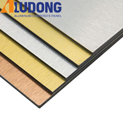 OEM Custom Anodized ACP 3mm, Επιχρισμός PVDF, Αντι γρατζουνιές για διακόσμηση ξενοδοχείων Subway Hall