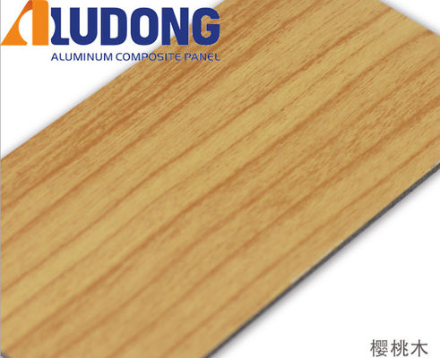 Τεχνική Υποστήριξη Direct Manufacturer 5mm Wood Grain ACP PVDF Coating, Anti-UV & Fireproof for Curtain Wall 24/7
